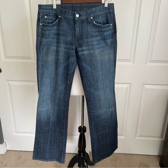 NWT Seven 7 for all Mankind Denim Jeans Womens Sz 32 - Picture 2 of 16